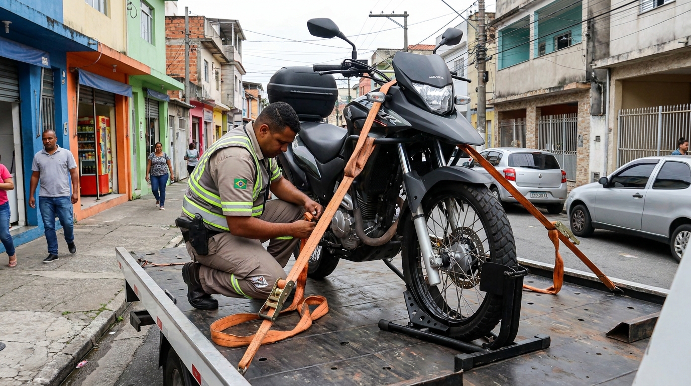 Guincho para Moto em Betim‑MG