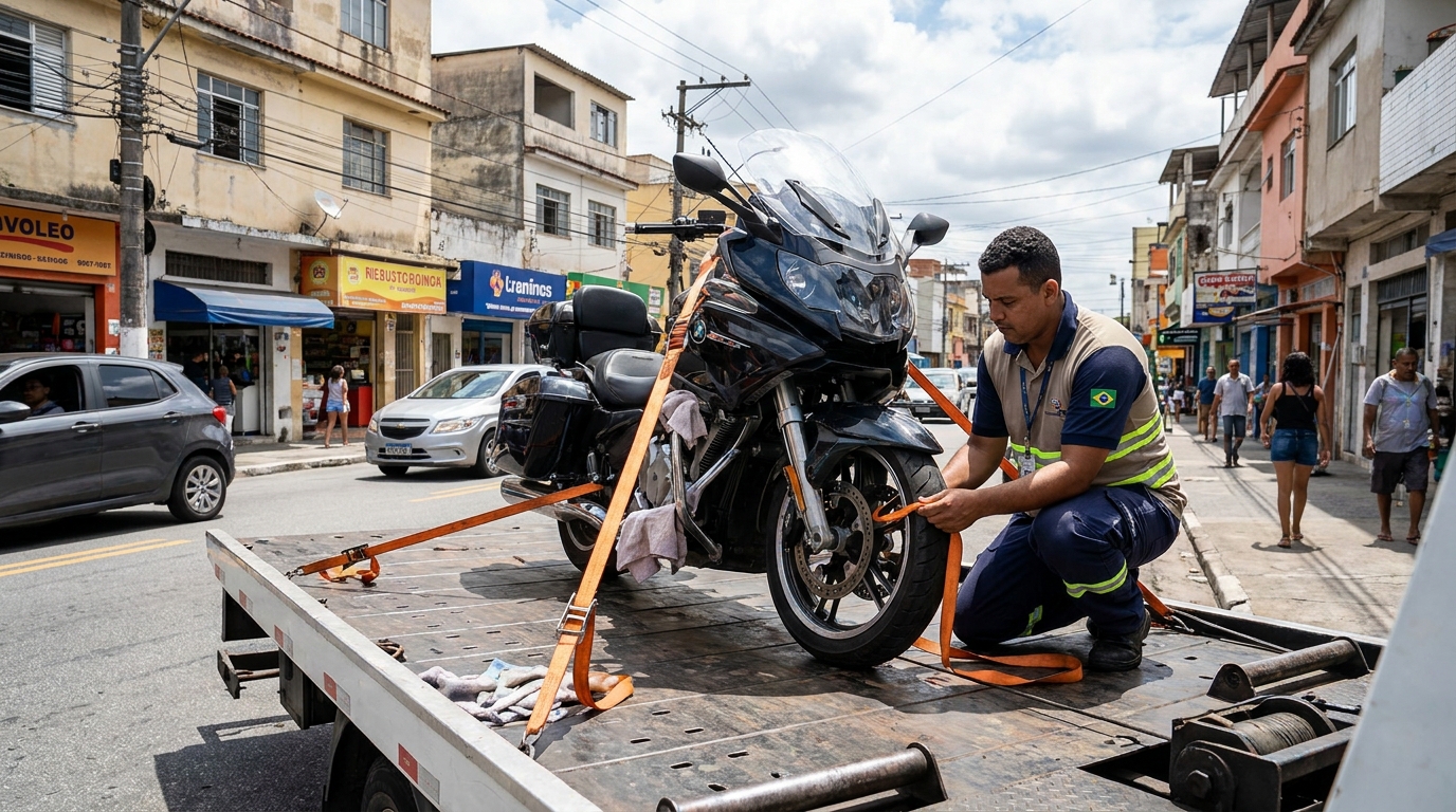 Guincho para Moto em Betim‑MG
