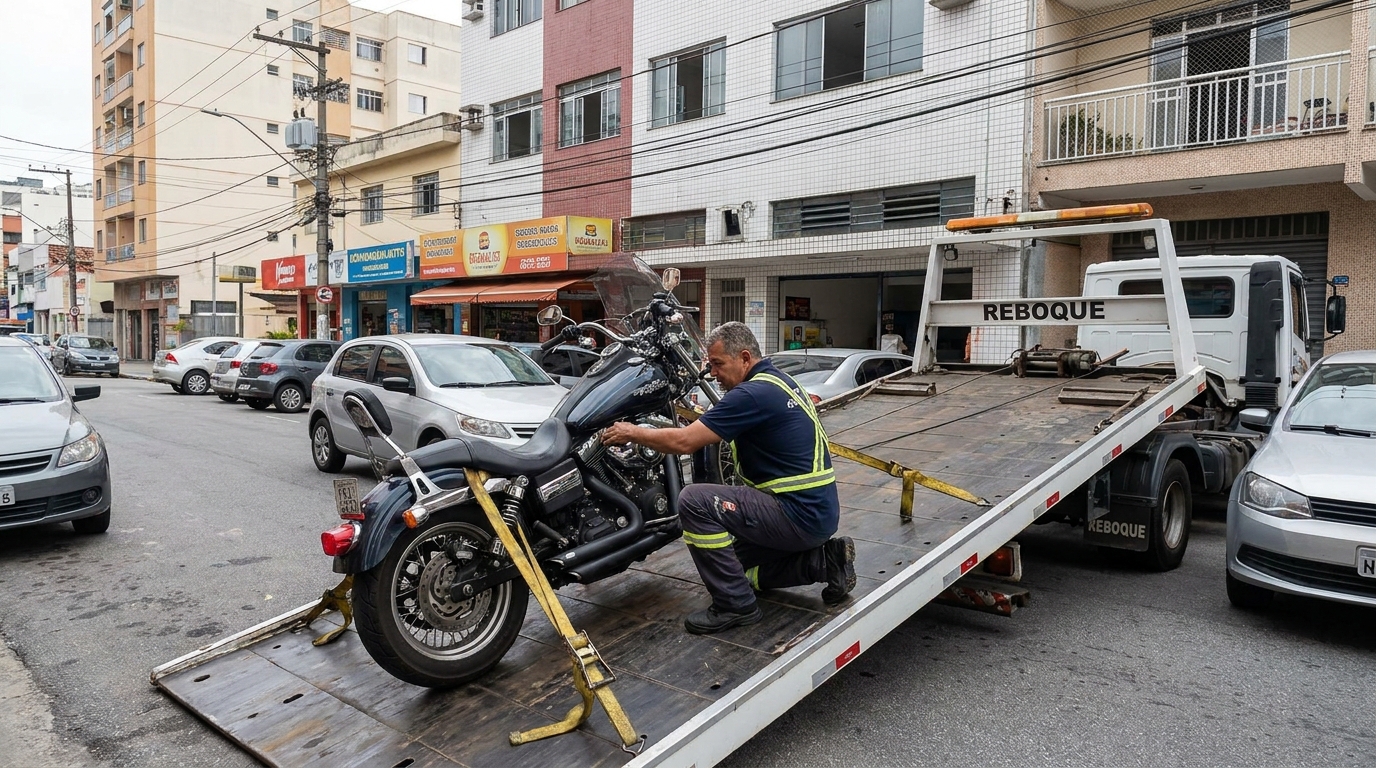 Guincho para Moto em Betim‑MG