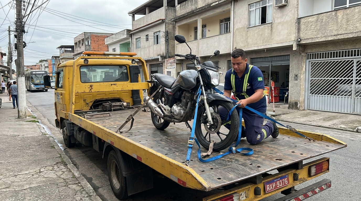 Guincho para Moto em Betim‑MG