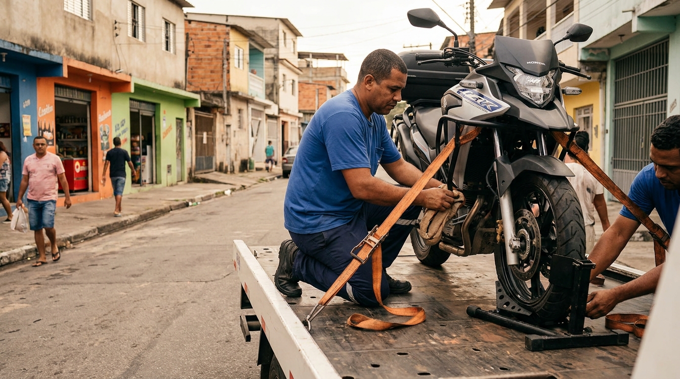 Guincho para Moto em Betim‑MG